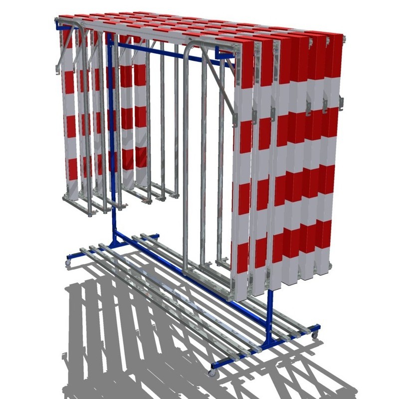 Wózek do transportu i magazynowania bramek do piłki ręcznej