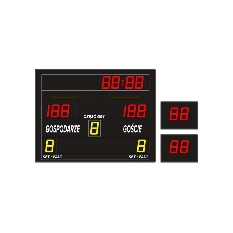 Tablica wyników sportowych ETW 130-60 - bezprzewodowa Tablica wyników sportowych ETW 130-60 - bezprzewodowa
