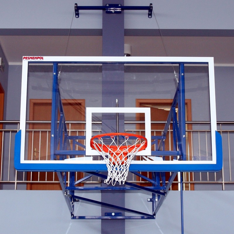 Tablica do koszykówki akrylowa 105x180 cm, grubość szkła 12 mm