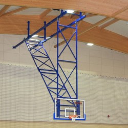 Konstrukcja do koszykówki podwieszana z napędem elektrycznym
