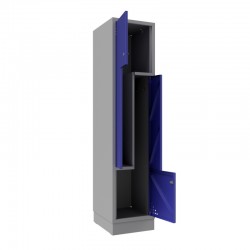 Szafa metalowa ubraniowa z drzwiami typu „L” - 2-drzwiowa