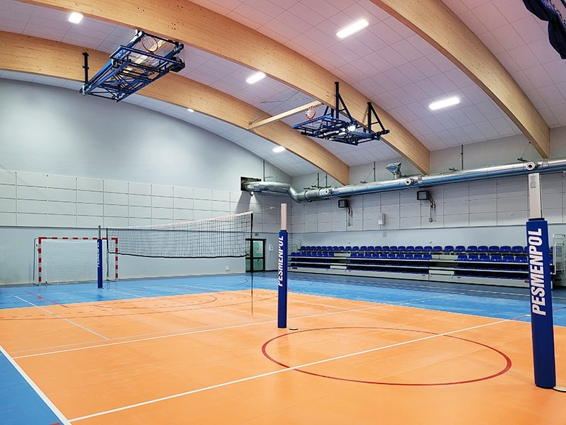 Wyposażenie hali sportowej...