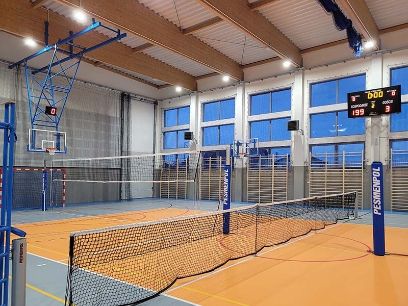 Wyposażenie hali sportowej...