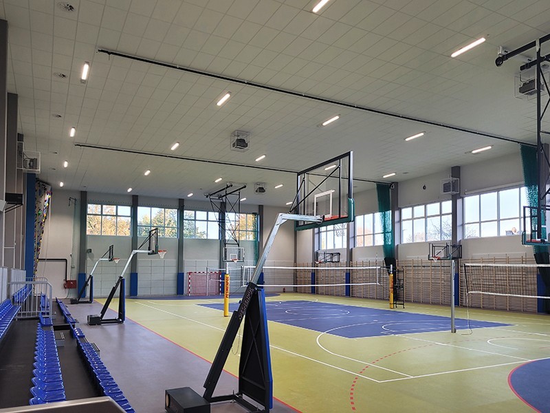 Wyposażenie hali sportowej...