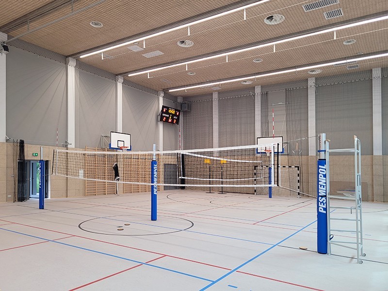 Wyposażenie hali sportowej...