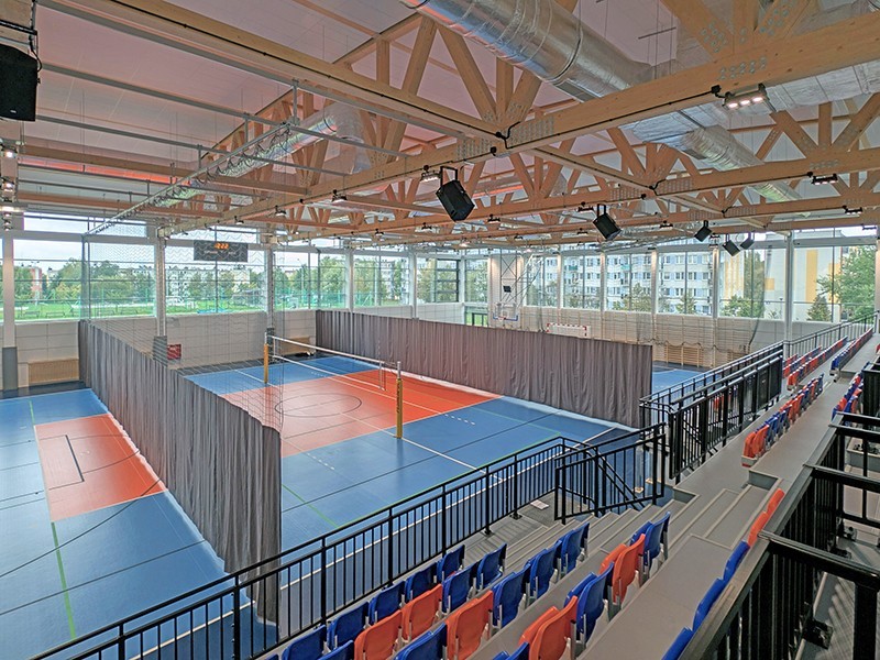 Wyposażenie hali sportowej...