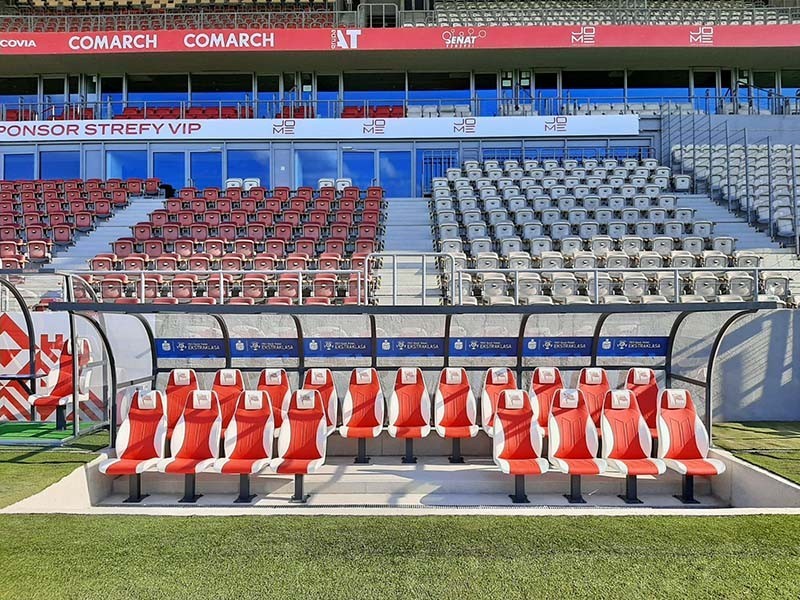 Kabiny VIP dla zawodników...
