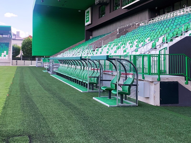 Wyposażenie stadionu...