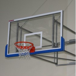 Tablica do koszykówki akrylowa 105x180 cm, grubość szkła 10 mm