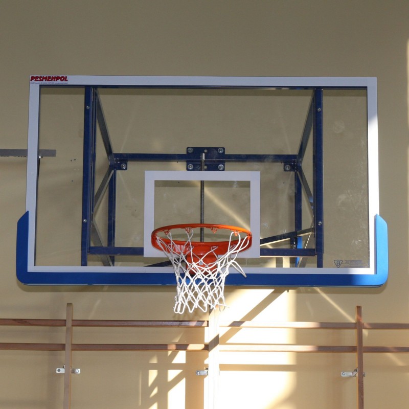 Tablica do koszykówki akrylowa 105x180 cm, grubość szkła 15 mm