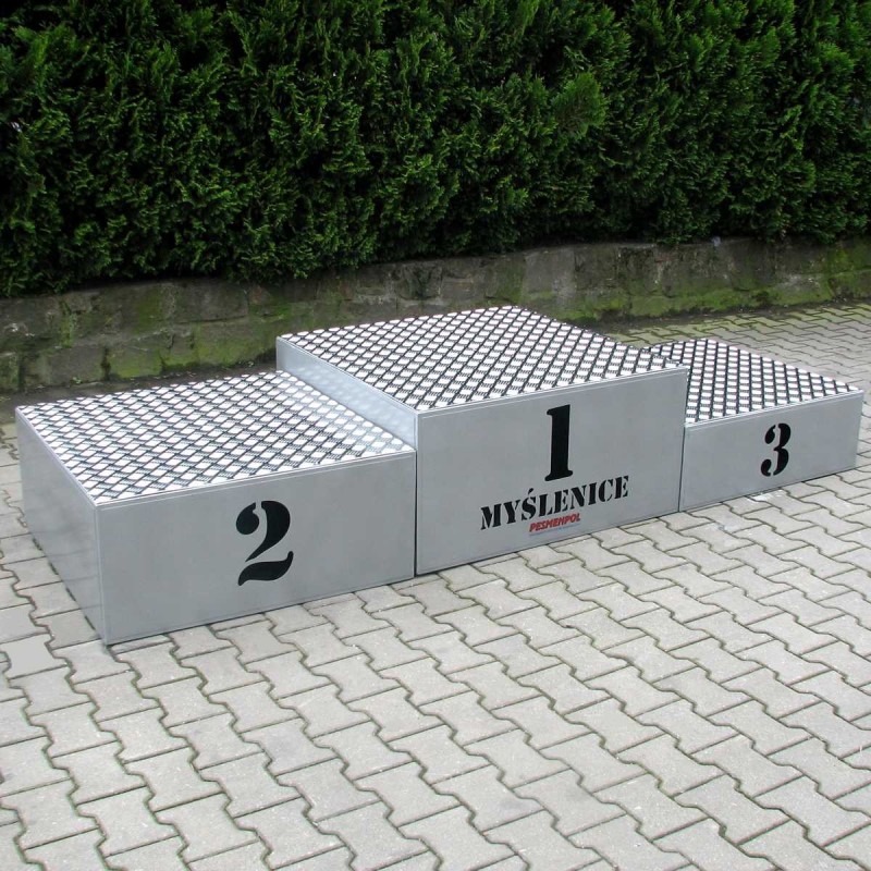 Podium na konstrukcji stalowej składane Podium na konstrukcji stalowej składane