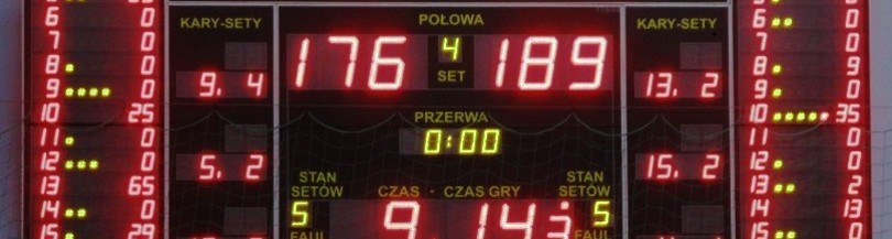 Profesjonale elektroniczne tablice wyników dla hal sportowych