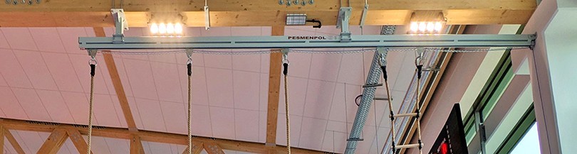 Konstrukcje do mocowania przyrządów gimnastycznych